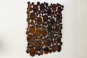 Wanddeko Metall Reflecting Circles Metall - 78 x 78 x 3 cm
