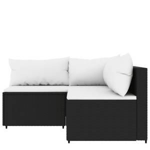 Garten-Lounge-Set 3029628-2 (3-teilig) Schwarz - Weiß