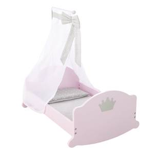 Puppenwiege Prinzessin Sophie Pink - Massivholz - 40 x 58 x 52 cm