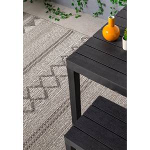 Tapis intérieur extérieur PIAZZA Gris lumineux - 200 x 290 cm