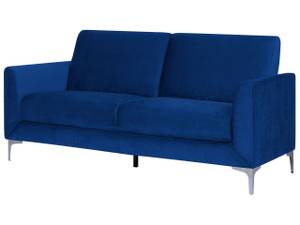 Set de canapés FENES Bleu - Argenté - Textile - 188 x 90 x 75 cm