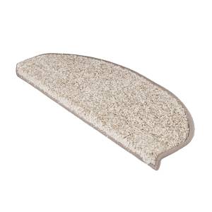 Hochflor Stufenmatte Bali Creme - 19 x 56 cm