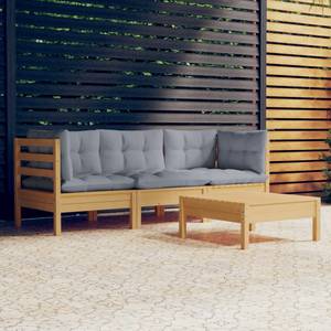 Garten-Lounge-Set Braun