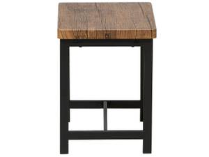 Ensemble pour salle à manger ARLINGTON Noir - Marron - Bois manufacturé - 120 x 75 x 75 cm