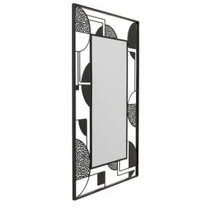 Miroir Segno Noir - Métal - 70 x 110 x 2 cm