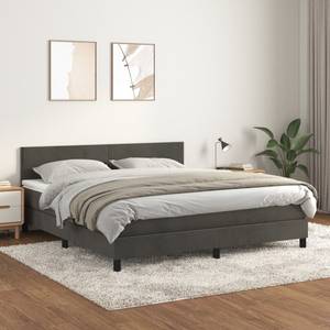 Boxspringbett 3017290-4 Dunkelgrau - Breite: 160 cm