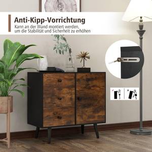 Aufbewahrungsschrank VH33480ORDE Braun - Holzwerkstoff - 40 x 77 x 73 cm