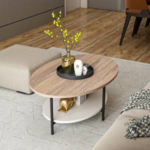 Table basse Fredericia ovale Marron - Bois manufacturé - 90 x 36 x 60 cm