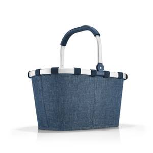 Einkaufskorb carrybag Twist Blue Blau - Kunststoff - 48 x 29 x 28 cm