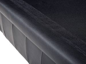 Canapé chesterfield CHESTERFIELD Noir - Marron - 195 x 70 x 90 cm - Cuir véritable