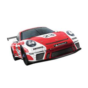 3D-Puzzle Porsche 911 GT3 Cup Salzburg Papier - 23 x 7 x 32 cm