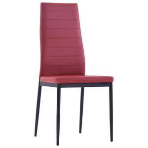 Table et chaise de salle à manger Rouge - Profondeur : 105 cm