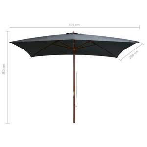 Parasol 3007546 Gris - Textile - 200 x 250 x 300 cm