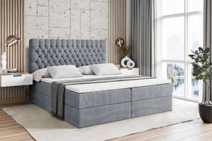 Boxspringbett DAISY Grau - Breite: 180 cm - H3