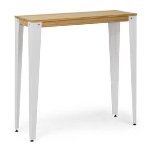 Table Mange debout Lunds 39x70 BL-NA Blanc