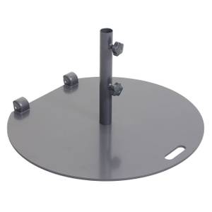 Sonnenschirmständer A33 rollbar Grau - Metall - 69 x 36 x 69 cm