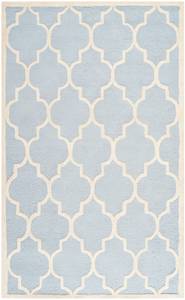 Wollteppich Everly Blau - 150 x 245 cm