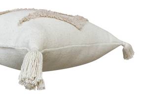 Coussin en coton lavable, RABAT Beige