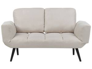 2-Sitzer Sofa BREKKE Beige - Schwarz - Creme