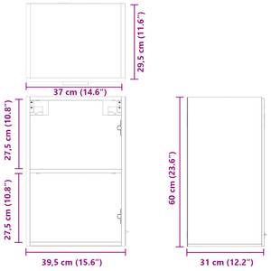 Hängeschrank 3016496-17 31 x 60 x 39 cm