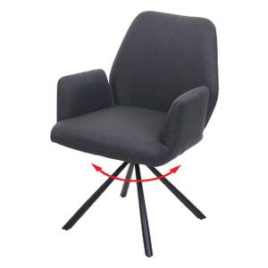 Chaise salle à manger H71 pivotante Anthracite