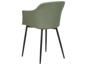 Chaise de salle à manger ELIM Noir - Vert foncé - Vert