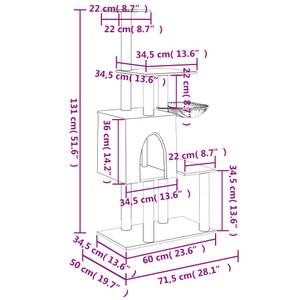 Kratzbaum 3017243 Creme