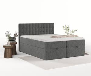 Boxspringbett Ampio Schwarz - Breite: 180 cm