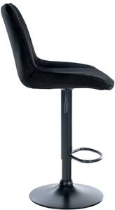 Tabouret de bar Toni Lot de 2 Noir