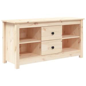 TV-Schrank D259 Braun - Massivholz - 37 x 52 x 103 cm