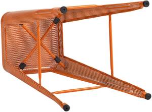 Tabouret de bar Fletcher Lot de 4 Orange