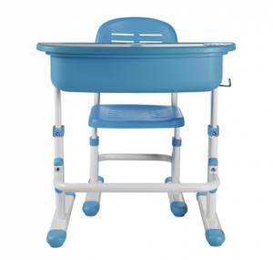 Kinder Schreibtisch set LUMC301_BLAUW Blau - Metall - 71 x 75 x 55 cm