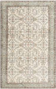 Teppich Ultra Vintage DCLXIII Beige - Textil - 157 x 1 x 254 cm