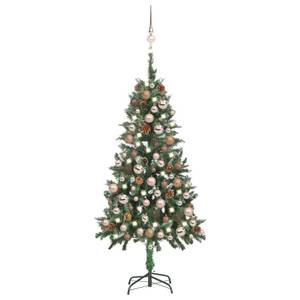 Künstlicher Weihnachtsbaum 3009447-1 Grün - Rosé - Weiß - 89 x 150 x 89 cm