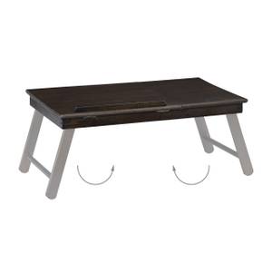 Table-d’ordinateur-portable Marron - Bambou - 60 x 25 x 35 cm