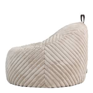 Sitzsack Kokon Kunstfell Creme