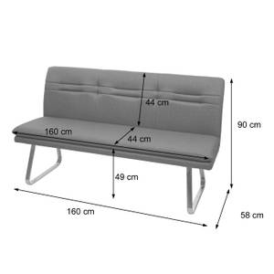 Esszimmer-Set H70 Braun - Grau