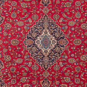 Vintage Teppich - 303 x 405 cm - rot Rot - Kunststoff - 303 x 1 x 405 cm