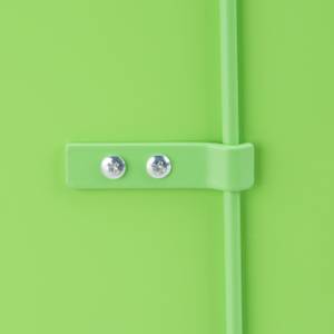Hängeregal für die Wand mit 2 Ablagen Grün - Holzwerkstoff - Metall - 60 x 42 x 16 cm