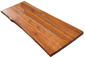 Tischplatte Baumkante IDA Braun - Massivholz - Holzart/Dekor - 100 x 3 x 200 cm
