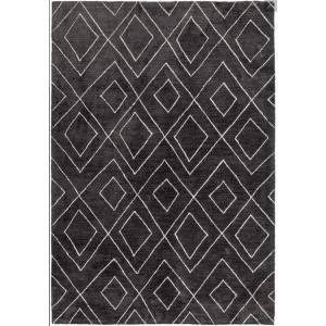 Tapis de salon style berbère PILGRIM Anthracite - 120 x 170 cm