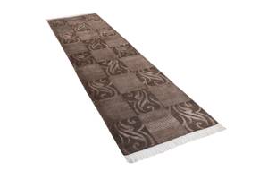 Tapis de passage Darya CDLXIII Marron - Textile - 84 x 1 x 307 cm