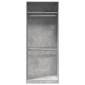 Kleiderschrank 298537-6 Beton Dekor - Breite: 80 cm