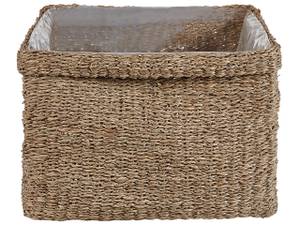 Indoor Blumentopf RIVULINE 3-tlg Beige - Blau - Naturfaser - 30 x 45 x 30 cm