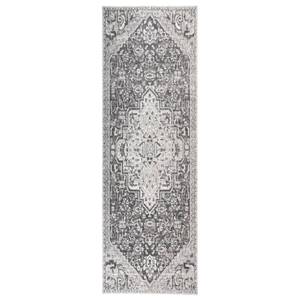 Tapis d'extérieur 3015077-5 Gris - Matière plastique - 80 x 1 x 250 cm