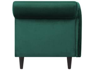 Chaise longue LUIRO Noir - Vert foncé - Vert