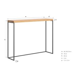 Minimalistischer Lille-Konsolentisch Breite: 120 cm