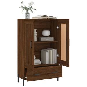 Highboard DE8247 Eiche Schwarzbraun Dekor