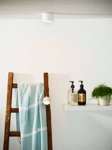 Badezimmer Wandleuchte  Deckenleuchte Blanc - Métal - 9 x 6 x 9 cm