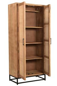 Garderobenschrank CANE Braun - Massivholz - Holzart/Dekor - 80 x 180 x 40 cm